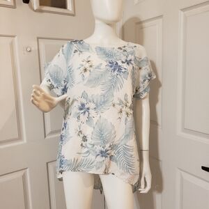 Terzo Millennio Made In Italy Soze Medium Floral Print Women's Top